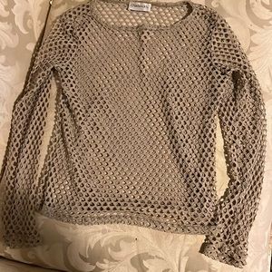 Medium see through brown shirt